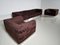 Verchromtes italienisches Vintage Sofa mit Kunstpelz, 1970 10