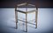 Tavolini in ottone e finto bambù attribuiti alla Maison Bagues, anni '60, set di 3, Immagine 8
