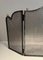 Modernist Steel and Brass Fire Screen, 1970s 5