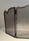 Modernist Steel and Brass Fire Screen, 1970s, Image 5