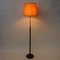 Vintage Rosewood and Brass Floor Lamp from Nybro Armatur Fabrik, Sweden, 1950s, Image 4