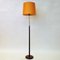 Vintage Rosewood and Brass Floor Lamp from Nybro Armatur Fabrik, Sweden, 1950s 5