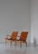 Scandinavian Modern Eva Lounge Chairs in Saddle Leather attributed to Bruno Mathsson, 1970s, Set of 2 18