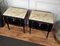 Mid-Century Italian Art Deco Nightstands with Marble Top, 1950s, Set of 2 7