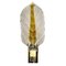 Mid-Century Moderne Wandlampe aus Muranoglas in Blattform, Italien, 1960er 2