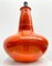 Mid-Century Modern Red Orange Ceramic Table Lamp, Belgium, 1960s, Image 7