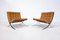 Barcelona Chairs in Cognac Leather by Mies van der Rohe for Knoll, 1960s, Set of 2 16