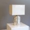 Large Brutalist Marble Table Lamp from Maison Jansen, 1980s 3