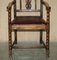 Schottische Bobbin Carver Sessel aus edwardianischer Eiche, 1900er, 2er Set 5