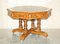 Gothic Revival Pollard Centre Library Table in Oak, 1840s, Image 2