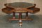 Gothic Revival Pollard Centre Library Table in Oak, 1840s, Image 17