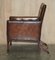 George III Brown Leather Chesterfield Armchair, 1780s, Image 17