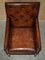 George III Brown Leather Chesterfield Armchair, 1780s 13