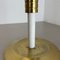 Brutalist Modernist Sculptural Floor Candleholder in Brass, Italy, 1950s 8