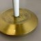 Brutalist Modernist Sculptural Floor Candleholder in Brass, Italy, 1950s, Image 4