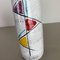 Graphic Fat Lava Mehrfarbige Vase Scheurich, Germany Wgp, 1970er 11