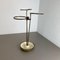 Bauhaus Modernist Metal and Brass Umbrella Stand, Germany, 1950s 2