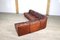 Ds-11 Sofa in Cognac Patchwork Leather from de Sede, 1970s, Set of 6 11
