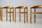 Vintage Dining Chair in Pines, 1970s, Set of 4 2