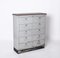 Vintage Italian Industrial Cabinet in Metal and Leather, 1950s, Image 17