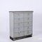 Vintage Italian Industrial Cabinet in Metal and Leather, 1950s 14