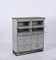 Vintage Italian Industrial Cabinet in Metal and Leather, 1950s 6