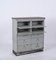 Vintage Italian Industrial Cabinet in Metal and Leather, 1950s, Image 6