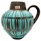 Vase Vintage en Céramique avec Poignée de Carstens, W Germany, 1962 1