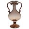 Browded Glass Vase from Venini Murano, 1950s 1