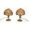 Mid-Century Bamboo & Rattan Table Lamps in the style of Louis Sognot, Italy, 1960s, Set of 2, Image 4