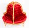 Upholstered Giltwood Love Seat, 1950s 15