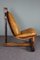 Brazilian Brutalist Lounge Chair with Ottoman, Set of 2 5