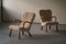 Clam Lounge Chairs in Lambswool from Skive Møbelfabrik, Denmark, 1940s-1950s 9