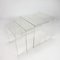 Vintage Acrylic Nesting Tables, 1970s, Set of 3 4