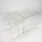 Vintage Acrylic Nesting Tables, 1970s, Set of 3, Image 4