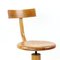 Swivel Piano Stool with Backrest in Oak attributed to Michael Thonet for Ton, Former Czechoslovakia, 1950s, Image 13