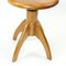 Swivel Piano Stool with Backrest in Oak attributed to Michael Thonet for Ton, Former Czechoslovakia, 1950s, Image 11