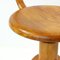 Swivel Piano Stool with Backrest in Oak attributed to Michael Thonet for Ton, Former Czechoslovakia, 1950s, Image 4