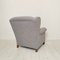 Art Deco Wingback Chair in Gray Boucle Fabric, 1925 10