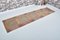 Tribal Orange Muted Hand Woven Hallway Runner Rug 8