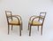 Art Deco Stühle aus Birkenwurzelholz, 2er Set 5