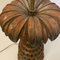 Hollywood Regency Pineapple Table Lamp in Patined Wood from Maison Jansen, 1960s 9