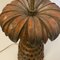 Hollywood Regency Pineapple Table Lamp in Patined Wood from Maison Jansen, 1960s, Image 9