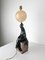 Lampe Foca Sculpture Art Déco attribuée à Marcel André Bouraine, 1920s 10