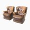 Poltrone Chesterfield in pelle, anni '70, set di 2, Immagine 1