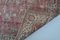 Oriental Red Overdyed Wool Hand Knotted Rug 5