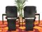 Vintage Italian Desk Chairs by Pierluigi Molinari by Pozzi, 1970s, Set of 4, Image 8