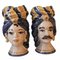Les Siciliennes Turban Vases from Popolo, Set of 2 1