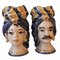 Vases Turban Les Siciliennes de Popolo, Set de 2 1