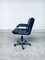 Mid-Century Modern Leather Office Chair, Italy, 1988 8